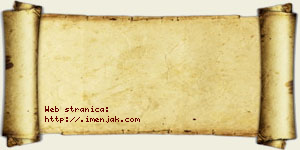 Mina Stojović vizit kartica